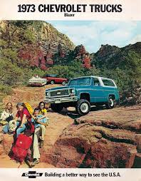 The Chevrolet Brochure Covers Of 1973