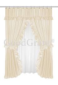 Double Swag Shower Curtain Sets