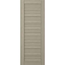 Belldinni Ermi 30 In W X 80 In H X 1 3 4 In D 8 Panel Solid Core Shambor Prefinished Wood Interior Door Slab Beige Shambor