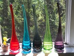 Colored Glass Vases Tall Vase Tall
