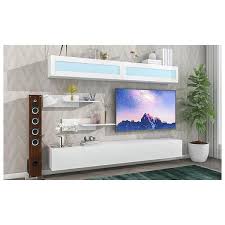 Aoibox Wall Mount Floating Tv Stand
