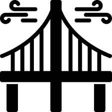 Japanese Bridge Vector Art Icons And