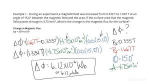 Calculate Change In Magnetic Flux