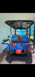 Cheetah Pineapples Golf Cart Seat Cover
