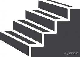 Stairs Icon Line Vector Ilration