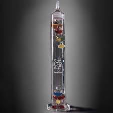 Galileo Thermometer 11 Crystal D