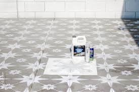 Stencil Concrete With Spray Paint