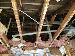 hanging ceiling joists from a beam in