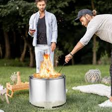 Clihome 18 5 In Outdoor Smokeless Fire