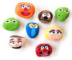 How To Paint Muppet Rocks Popsicle Blog