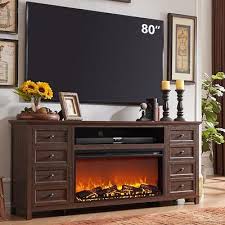 Sincido Fireplace Tv Stand For Tvs Up