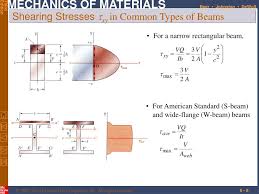ppt shearing stresses in beams and
