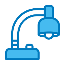 Desk Lamp Generic Blue Icon