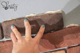 Diy Thin Brick Wall Shanty 2 Chic