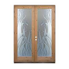 Translucent Frosted Glass Door