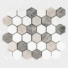 Hexagon Tile Mosaic Marble Eliane