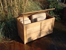 Teak Garden Storage Box Or Cushion Box