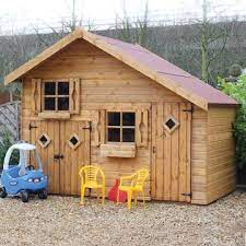 Kid S Wooden Playhouses With Slide