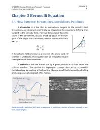 Chapter 3 Bernoulli Equation