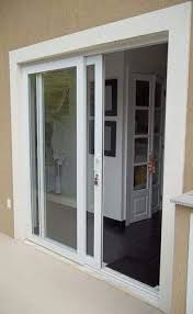 White Upvc Sliding Glass Door Veka