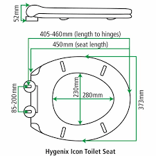 Hygenix Icon Soft Close Toilet Seat