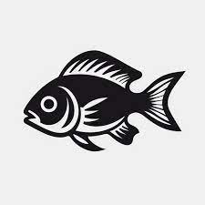 Premium Ai Image Fish Icon Line Art