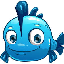 Blue Fish Cartoon Fish Cute Doodles