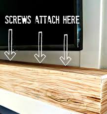 how to install a barn wood mantel the