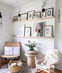 6 Ways To Style A Picture Ledge Shelf
