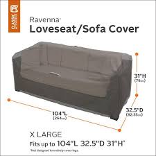 Classic Accessories Ravenna Sofa Loveseat Cover Size Xl