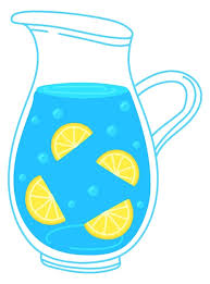 Glass Jug With Clear Water And Lemon