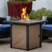 Bond Woodleaf 28 In Gas Fire Table