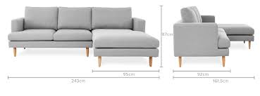 Tana Chaise Sectional Sofa Castlery