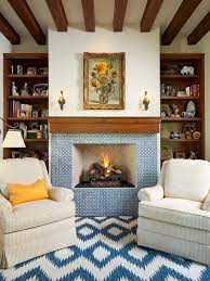 Spanish Tile Fireplace Ideas