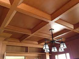 coffered ceilings wood suspended drop