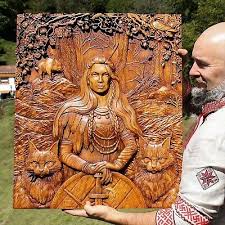 Unique Art Wall Odin Ravens Viking