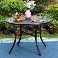 Phi Villa 5 Piece Metal Outdoor Dining