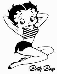 Cartoon Icon Betty Boop Posing Vinyl