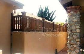 Wall Top Custom Wood Fence Panels 1 In