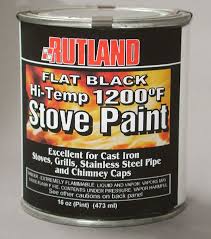 Rutland 1 200 Degree Black Stove Paint