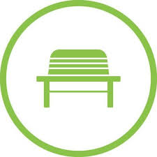 Garden Bench Vector Icon 24955701