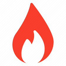 Burning Extinguisher Fire Fireplace