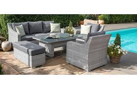 Ascot 3 Seat Sofa Dining Set With