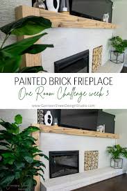 Diy 1970s Brick Fireplace Makeover