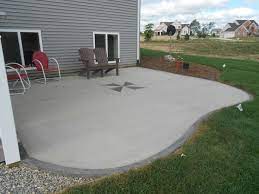 Concrete Backyard Patio Remodel