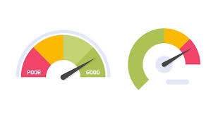 Gauge Dashboard Credit Score Level Icon