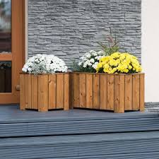 Harrier Wooden Garden Planter Boxes