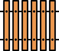 Icon Of Construction Fence Royalty Free