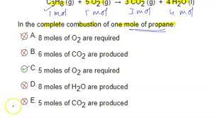 Combustion Reaction For Propane C3h8
