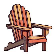 Adirondack Chair Icon Stock Photos